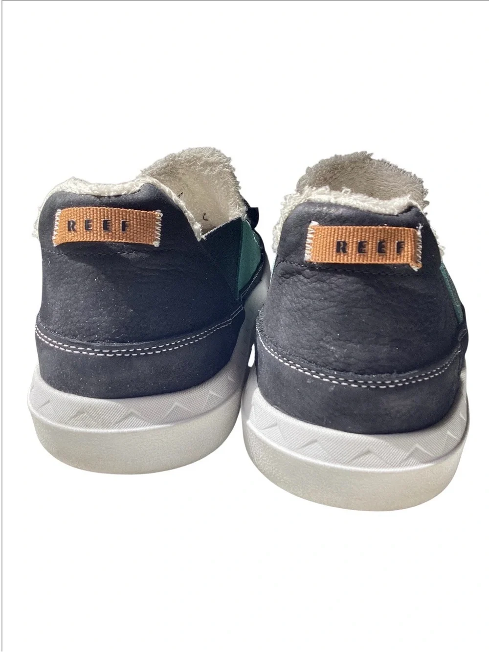 Reef Rambler Teal Suede Cozy Slippers